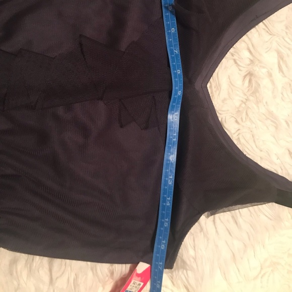 Xhilaration Navy Blue V-Neck Blouson Dress NWT L - Picture 4 of 8